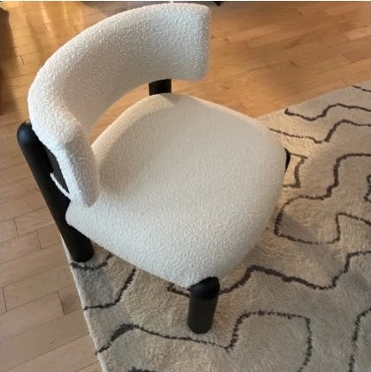 Zyair Upholstered Barrel Chair – live photo 2