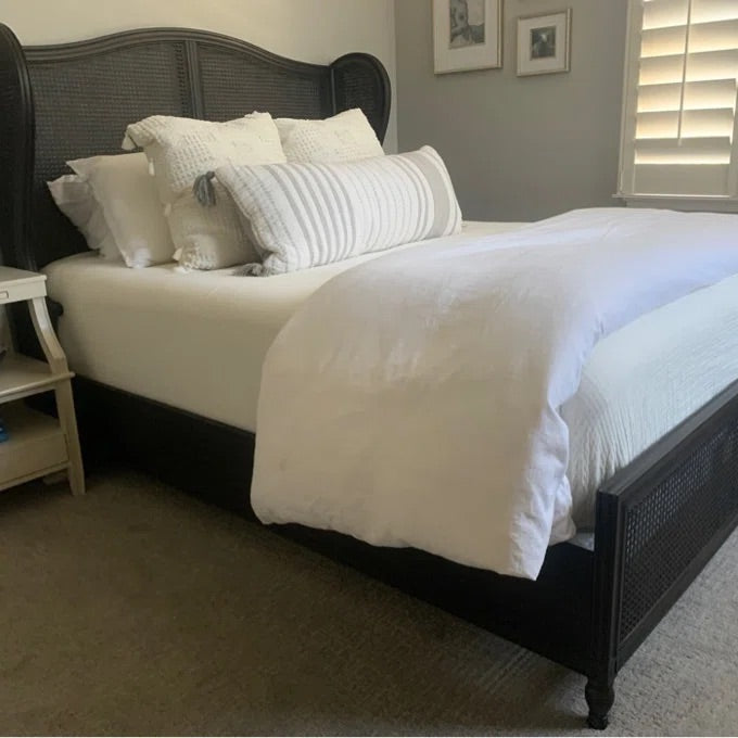 Ephraim Wingback Bed – live photo 3