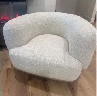 Emery Upholstered Barrel Chair – live photo 4