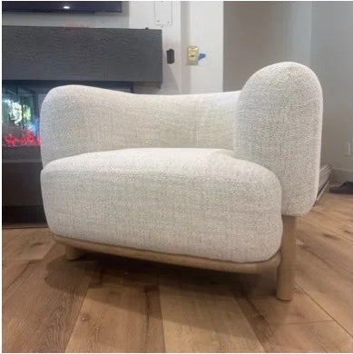 Emery Upholstered Barrel Chair – live photo 5