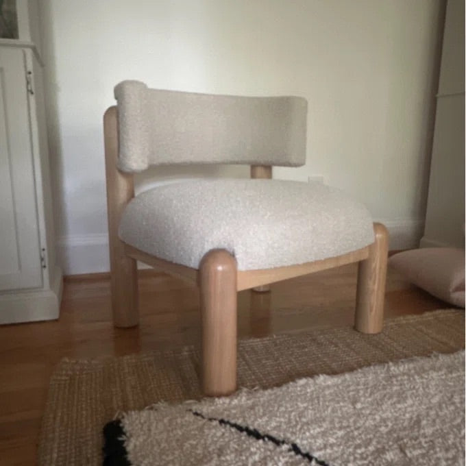 Zyair Upholstered Barrel Chair – live photo 1