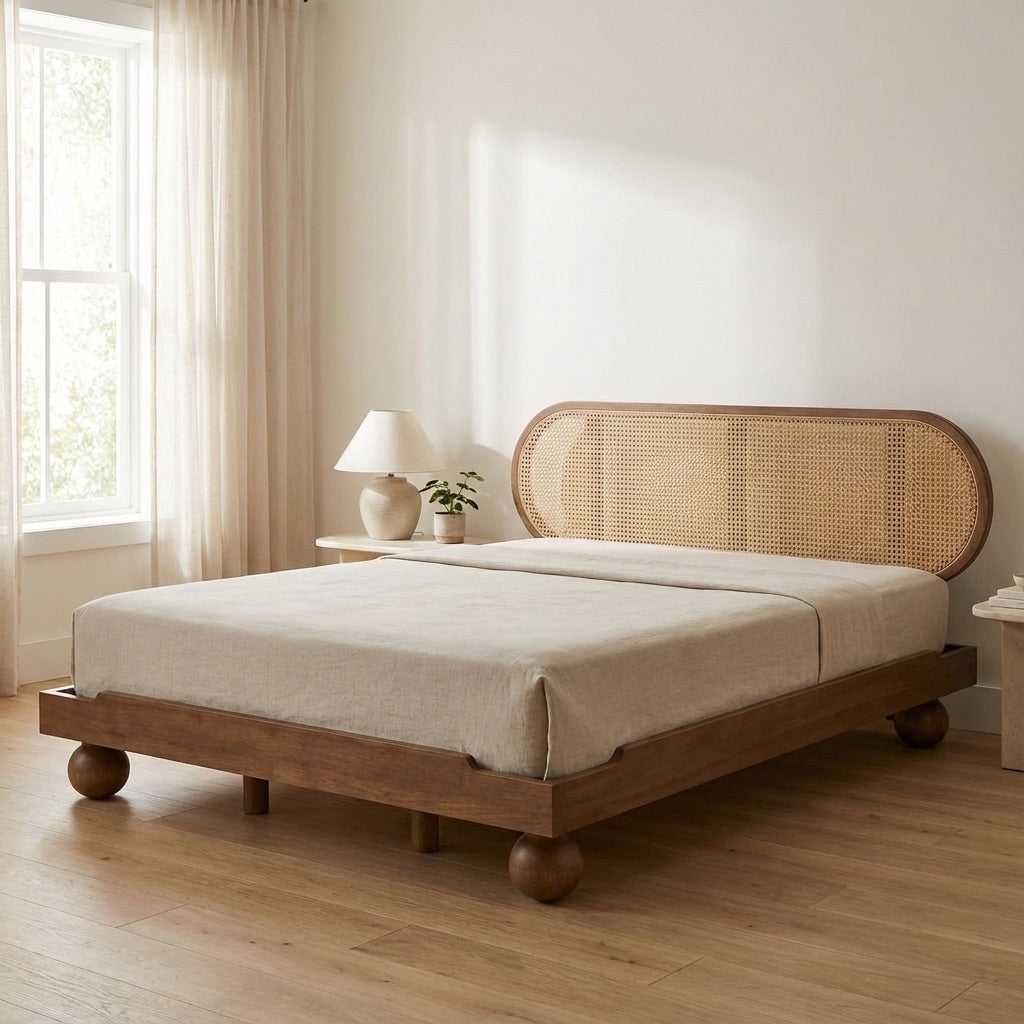 Benedict Solid Wood Bed