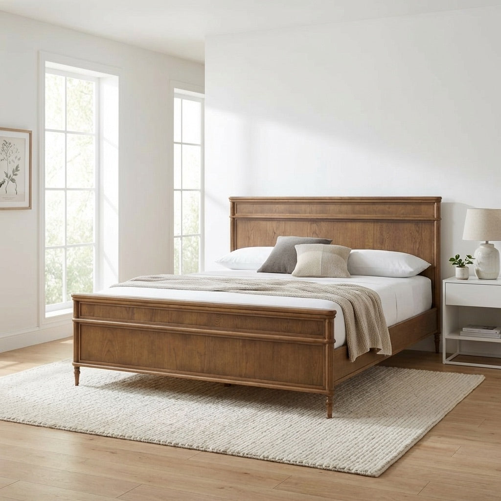 Yadiel Solid Wood Bed