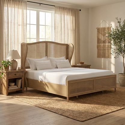 Ephraim Wingback Bed