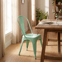 Bishop Brushed Stackable Dining Chair