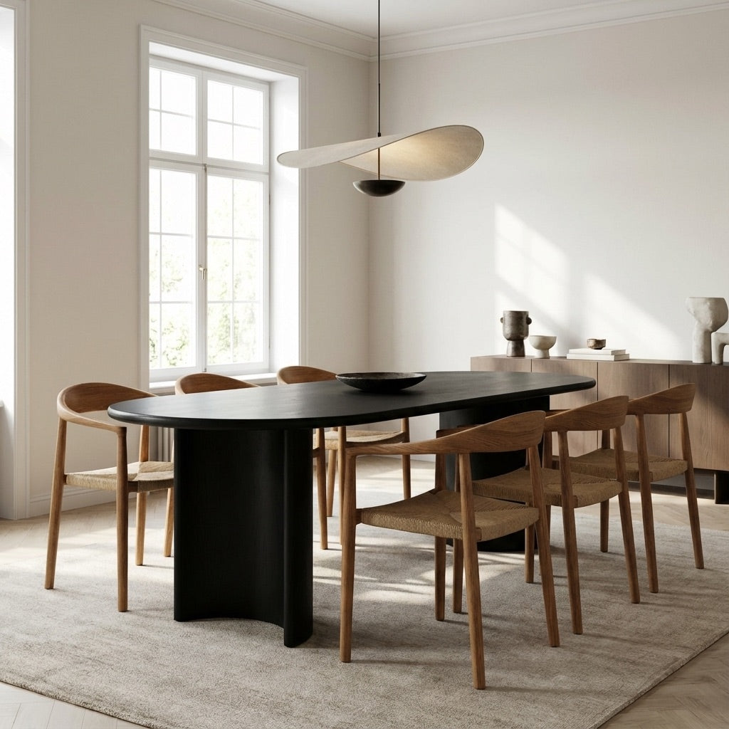 Kiaan Oval 6 Seater Dining Table