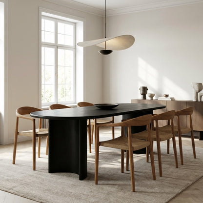 Kiaan Oval 6 Seater Dining Table