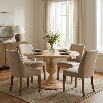 Hugh Round 6 Seater Dining Table