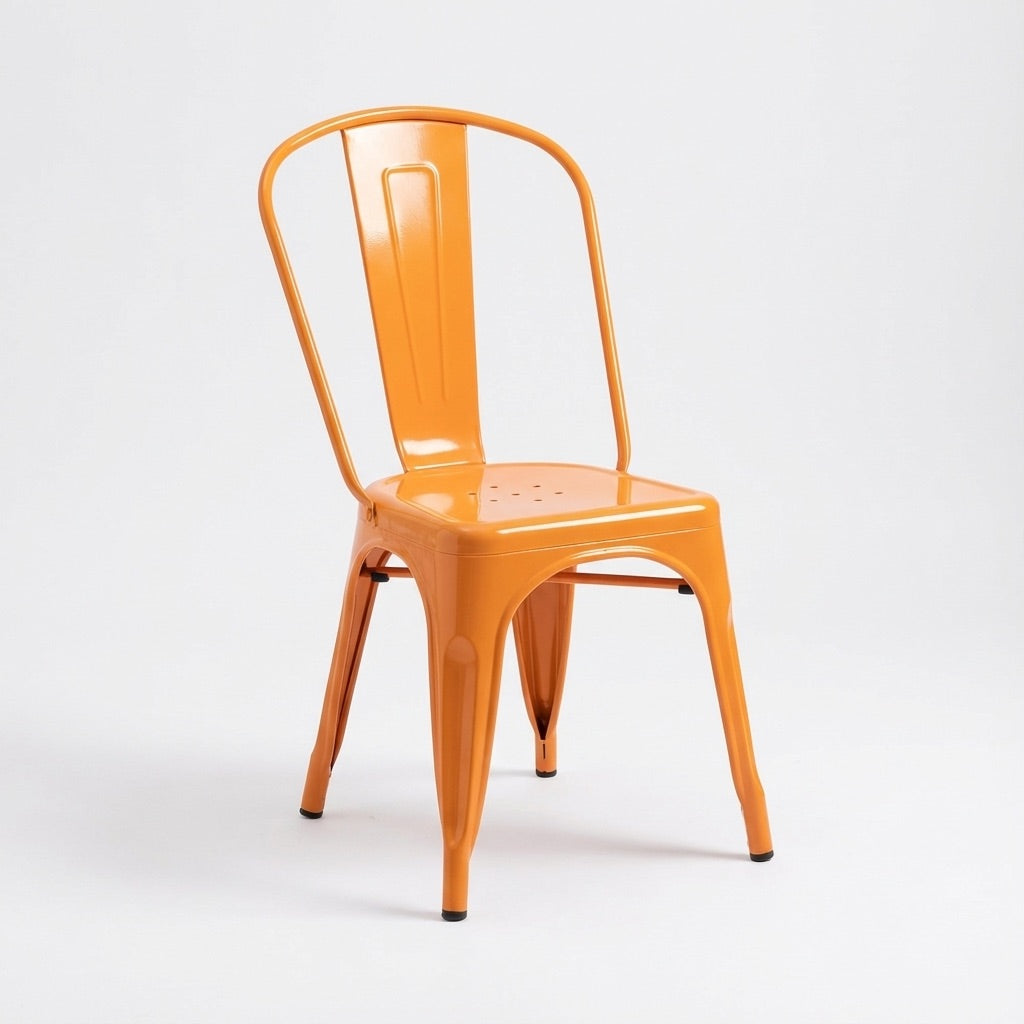 Bishop Brushed Stackable Dining Chair