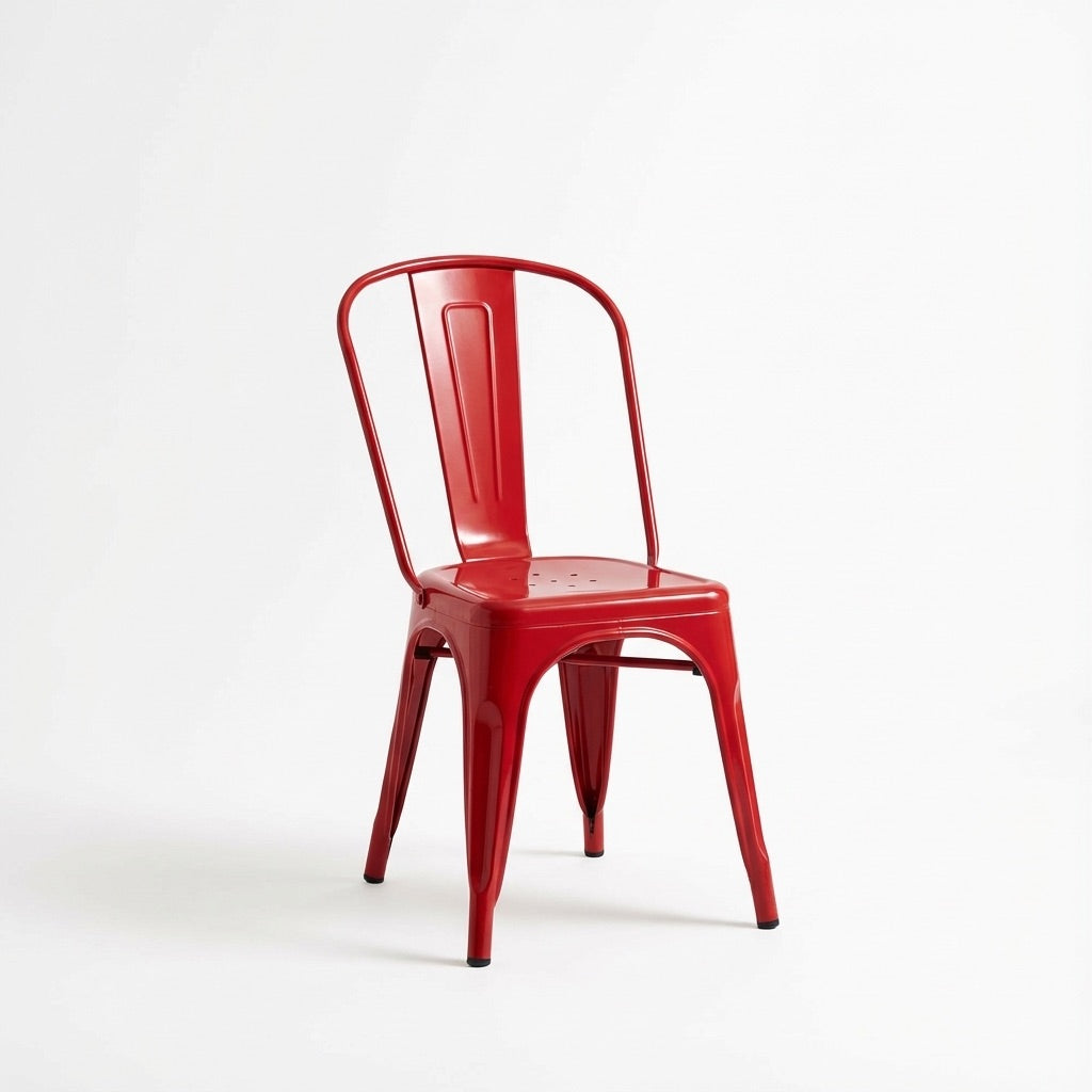 Bishop Brushed Stackable Dining Chair