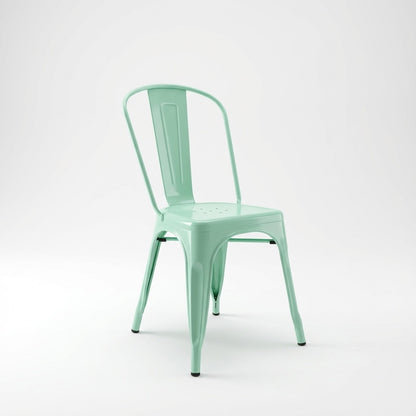 Bishop Brushed Stackable Dining Chair