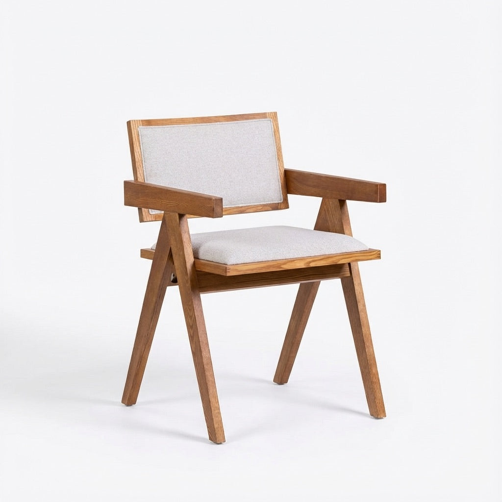 Dakari Upholstered Dining Chair with Armrests