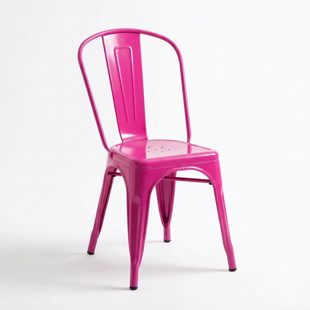 Bishop Brushed Stackable Dining Chair