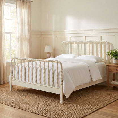 Ignacio Solid Wood Spindle Bed