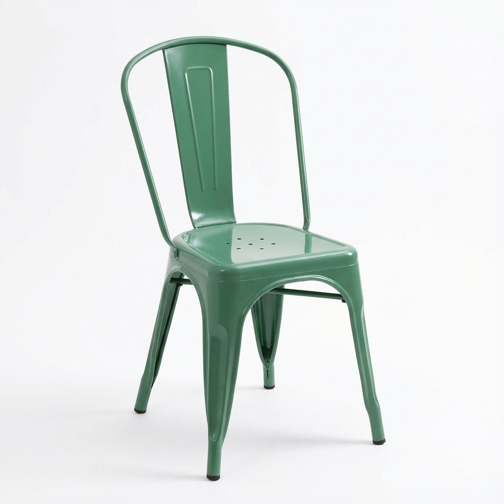 Bishop Brushed Stackable Dining Chair