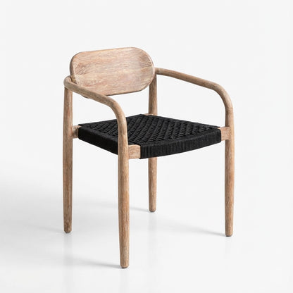 Gatlin Wooden Dining Chair with Armrests