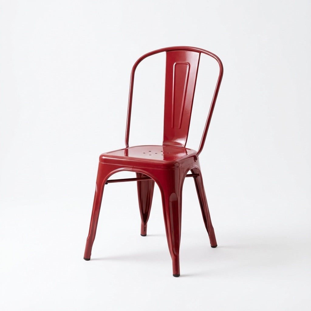 Bishop Brushed Stackable Dining Chair