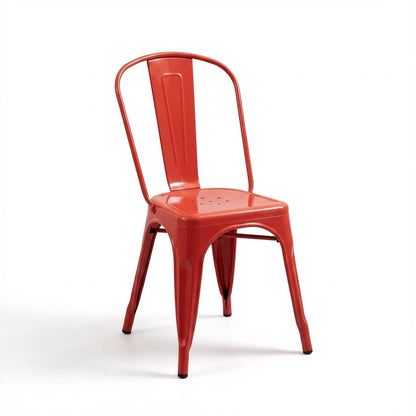 Bishop Brushed Stackable Dining Chair