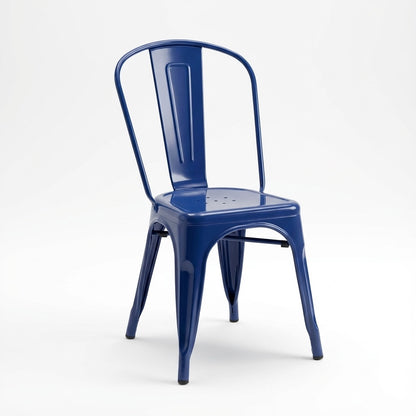 Bishop Brushed Stackable Dining Chair