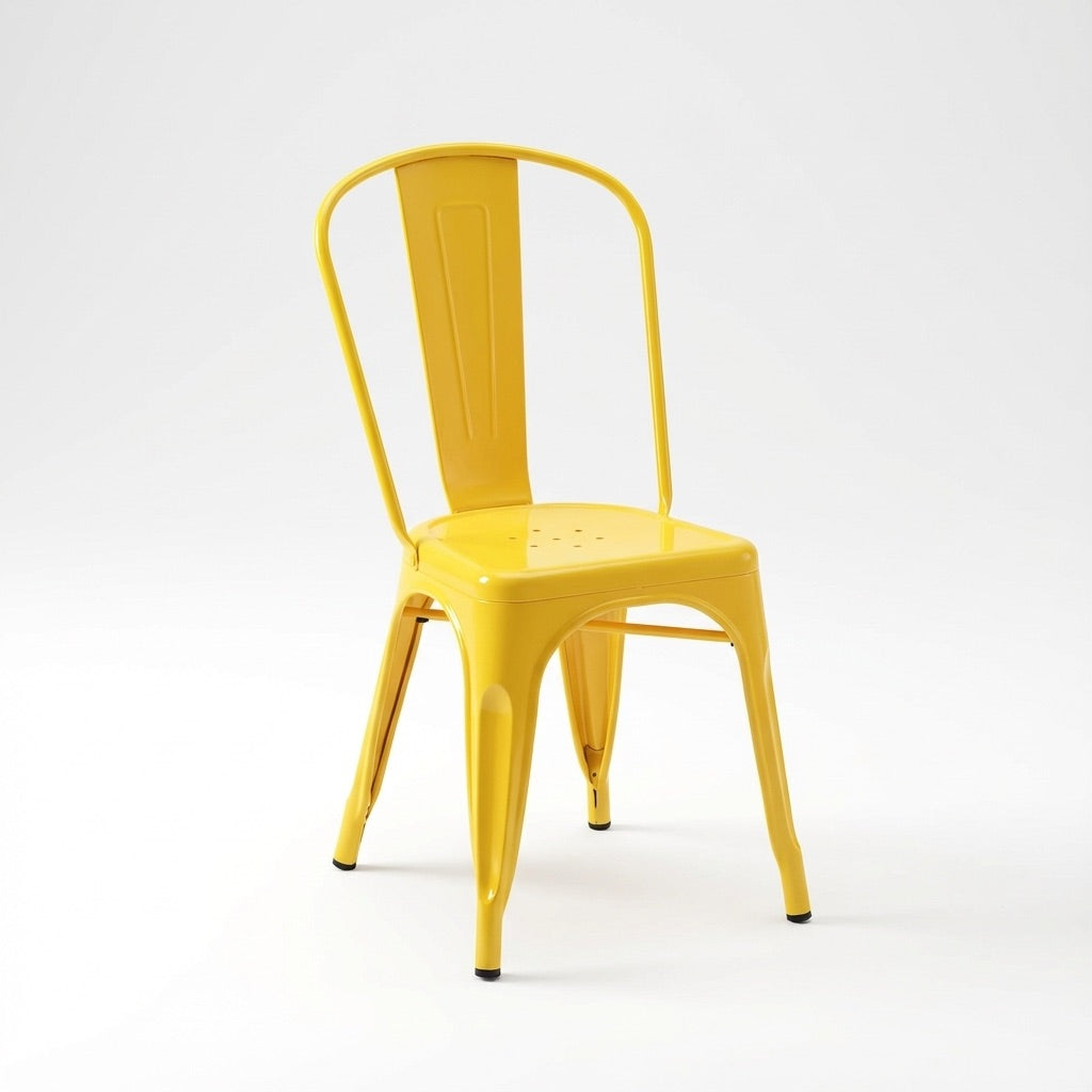 Bishop Brushed Stackable Dining Chair