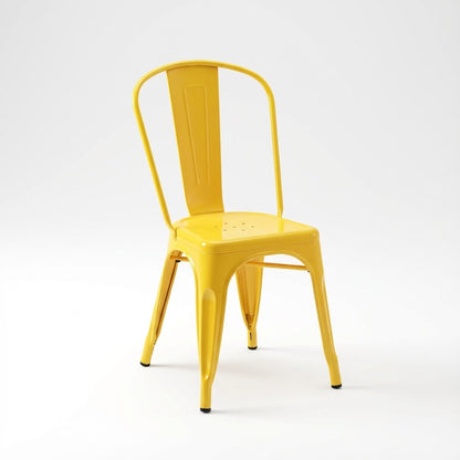 Bishop Brushed Stackable Dining Chair