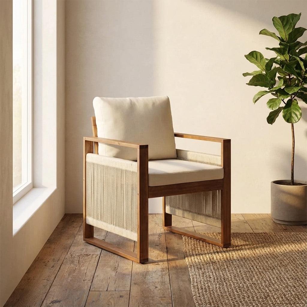 Maxim Acacia Wood Dining Chair