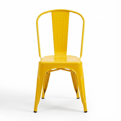 Bishop Brushed Stackable Dining Chair