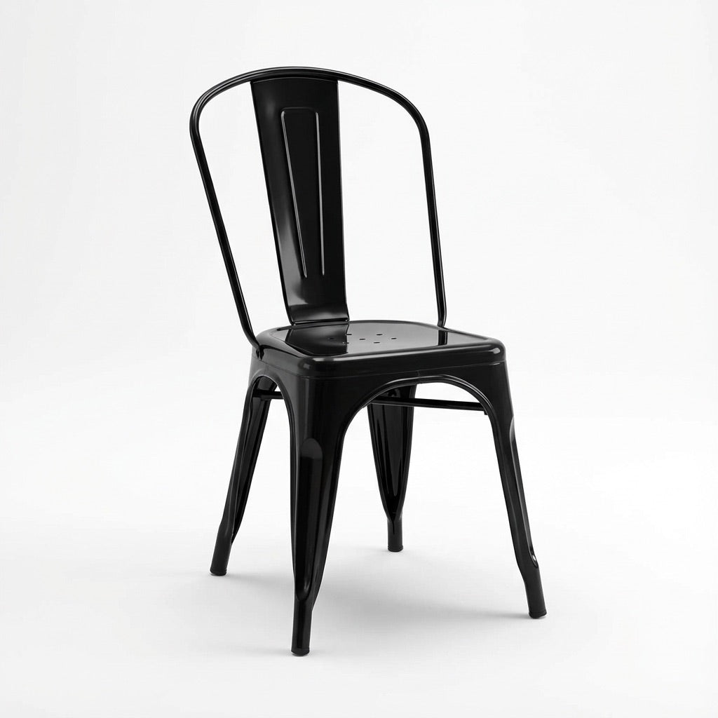 Bishop Brushed Stackable Dining Chair