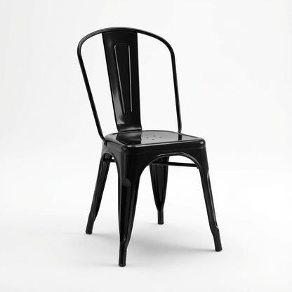 Bishop Brushed Stackable Dining Chair