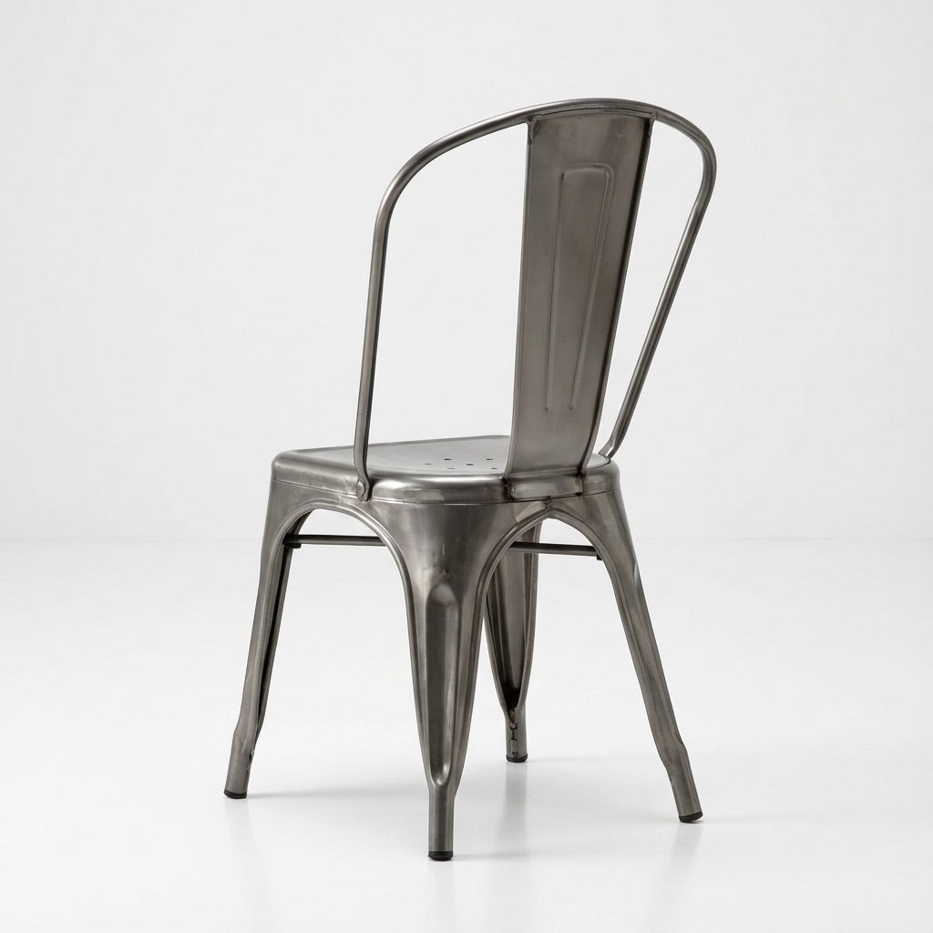 Bishop Brushed Stackable Dining Chair