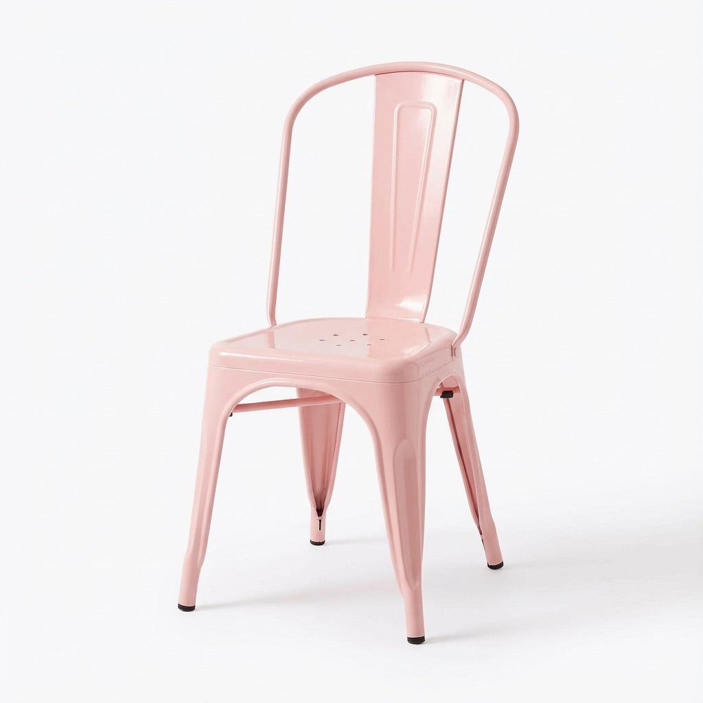 Bishop Brushed Stackable Dining Chair