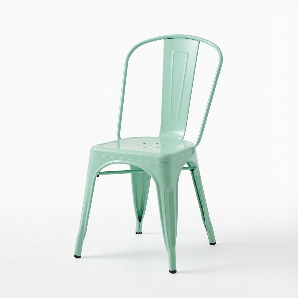 Bishop Brushed Stackable Dining Chair