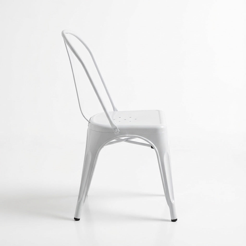 Bishop Brushed Stackable Dining Chair