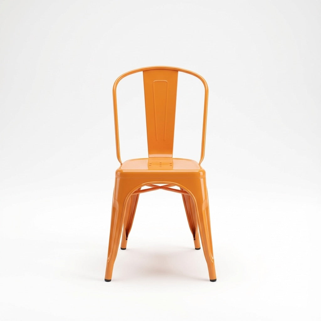 Bishop Brushed Stackable Dining Chair