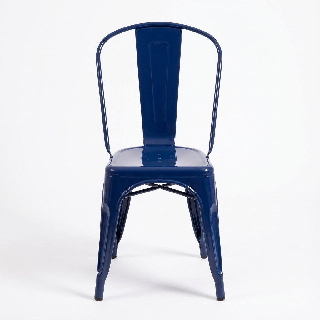 Bishop Brushed Stackable Dining Chair