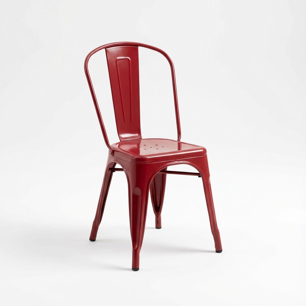 Bishop Brushed Stackable Dining Chair