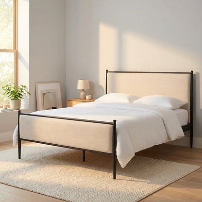 Wylder Upholstered Metal Bed