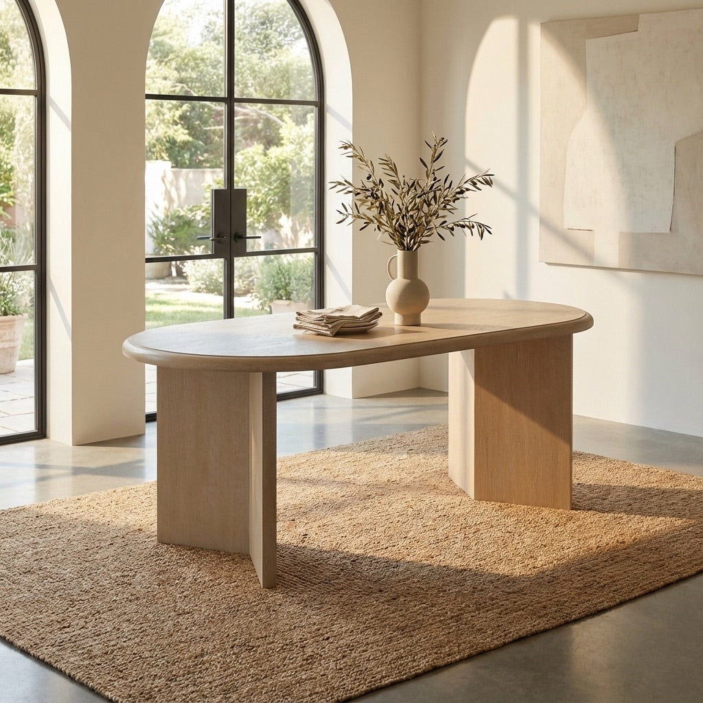 Byron Oval 6 Seater Dining Table