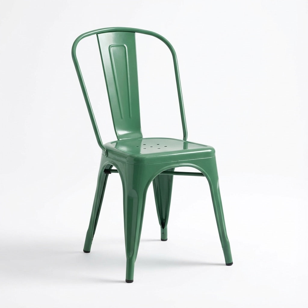 Bishop Brushed Stackable Dining Chair