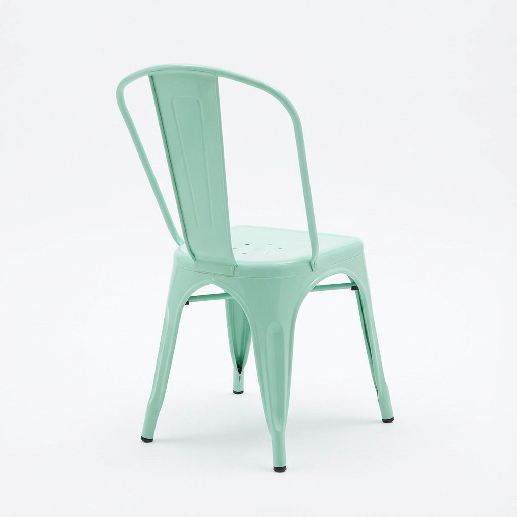 Bishop Brushed Stackable Dining Chair