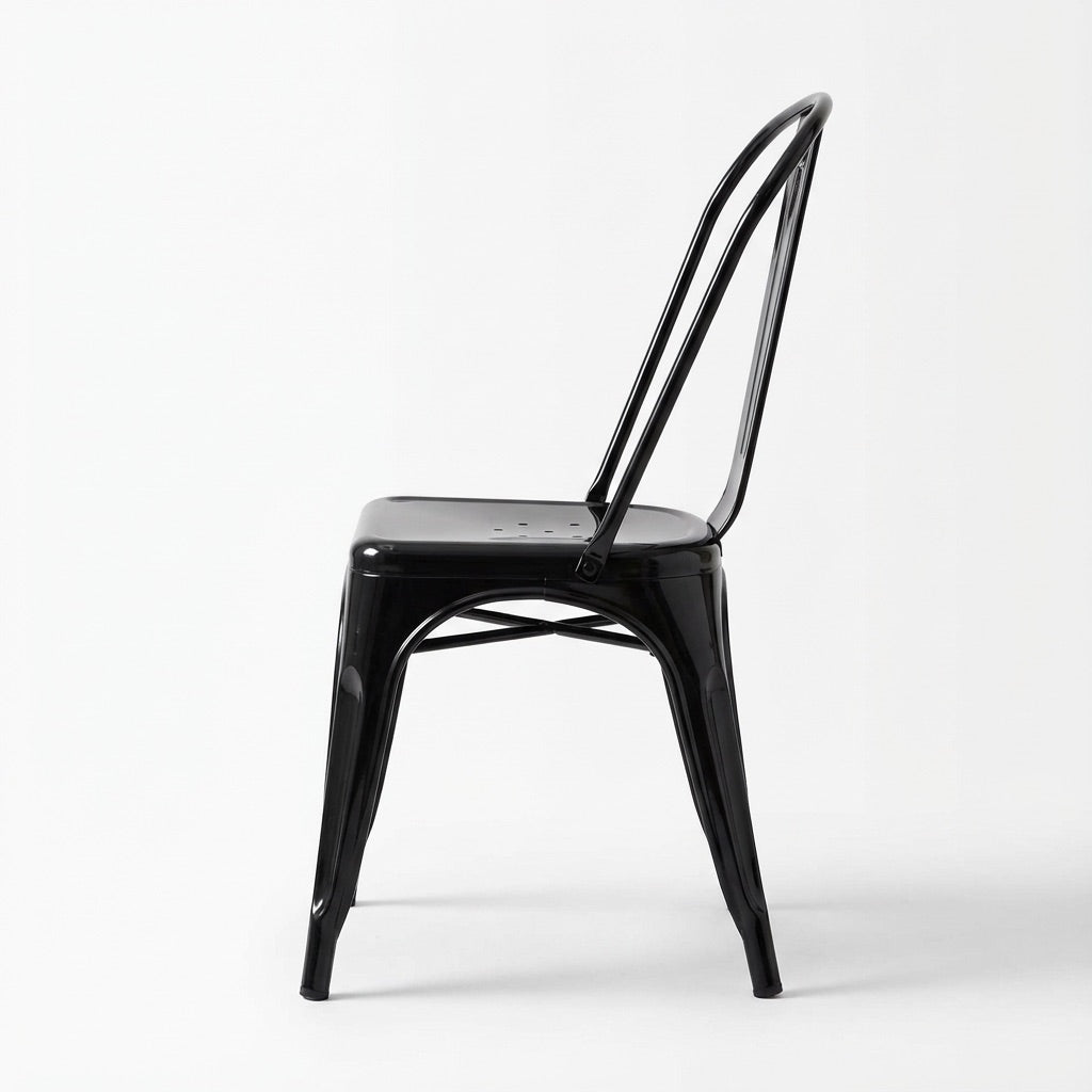 Bishop Brushed Stackable Dining Chair