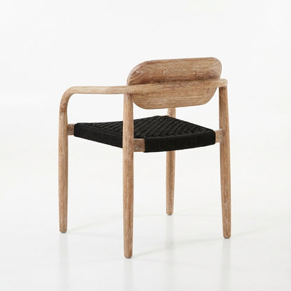 Gatlin Wooden Dining Chair with Armrests