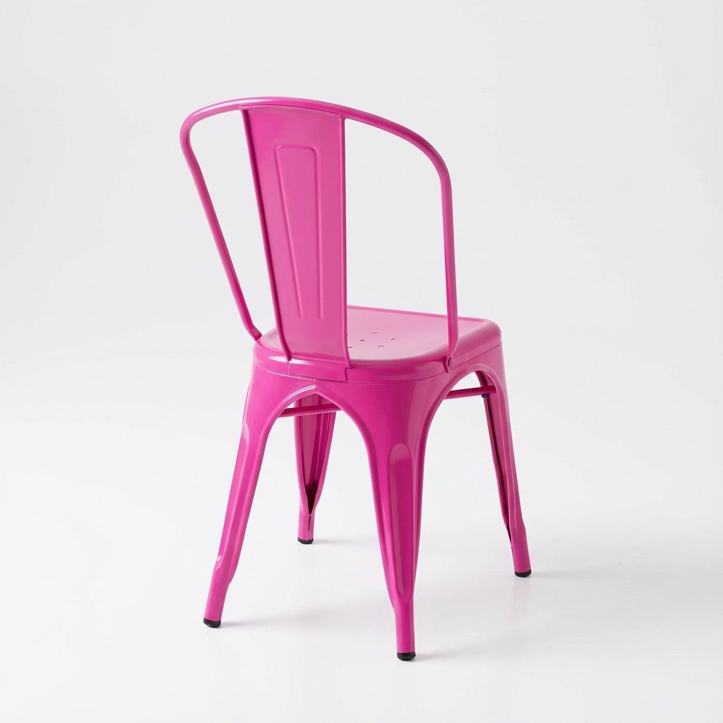 Bishop Brushed Stackable Dining Chair