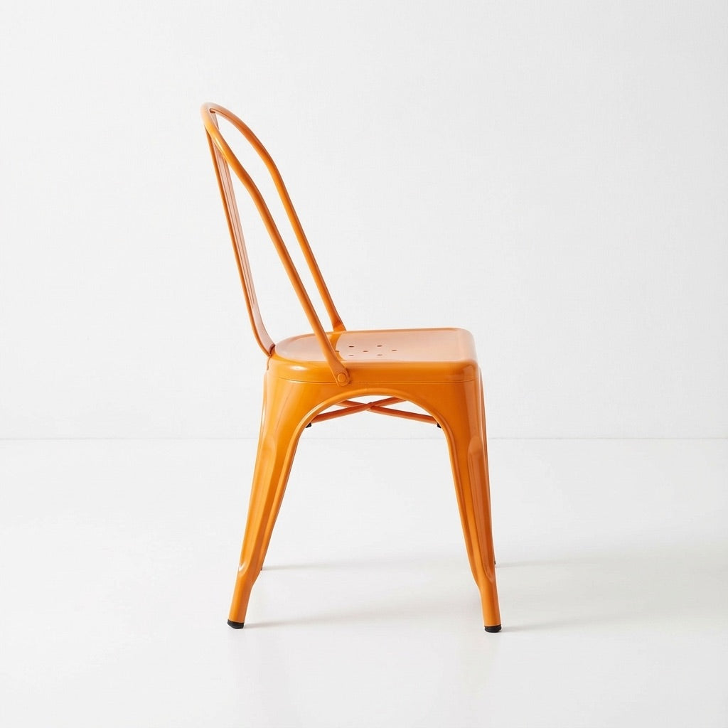 Bishop Brushed Stackable Dining Chair