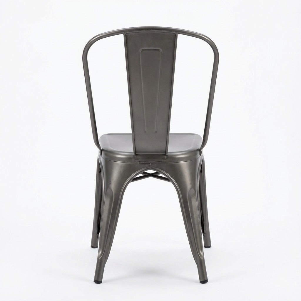 Bishop Brushed Stackable Dining Chair