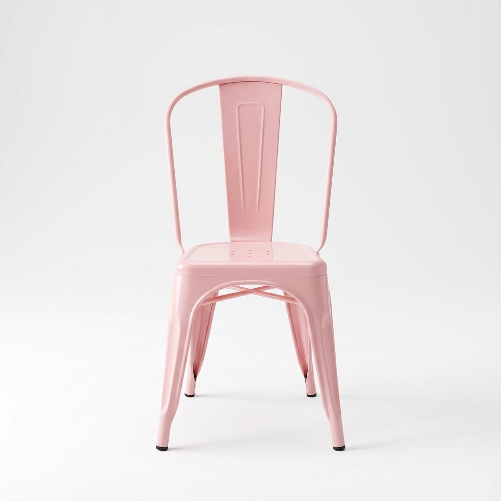 Bishop Brushed Stackable Dining Chair