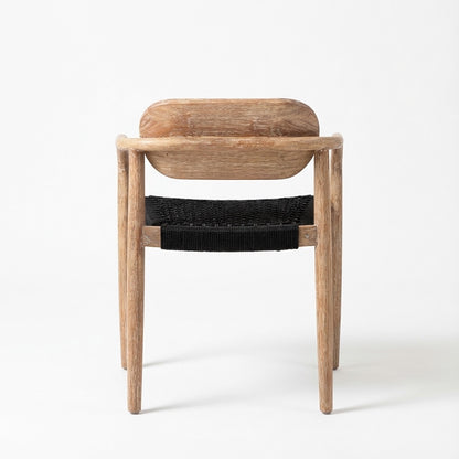 Gatlin Wooden Dining Chair with Armrests