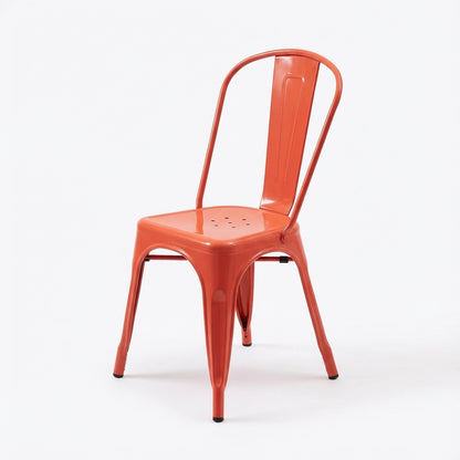 Bishop Brushed Stackable Dining Chair