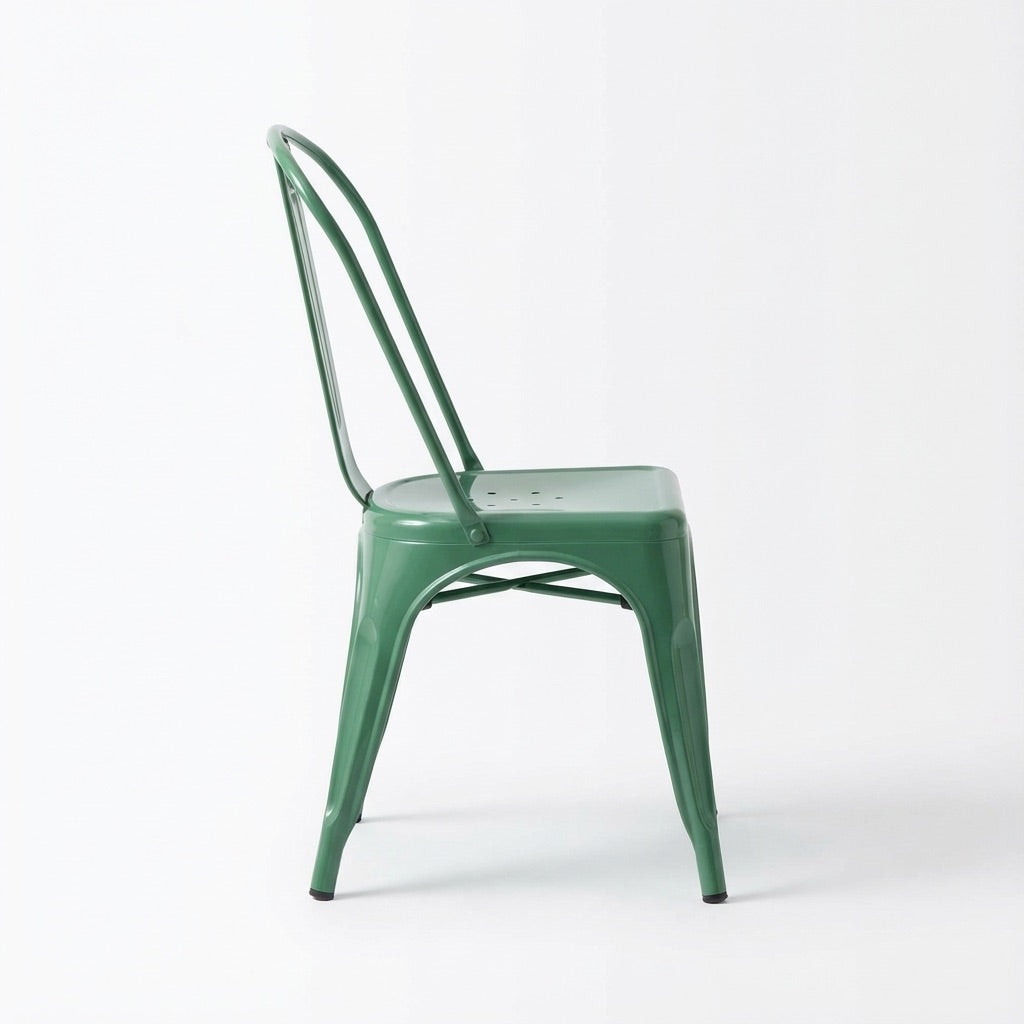 Bishop Brushed Stackable Dining Chair