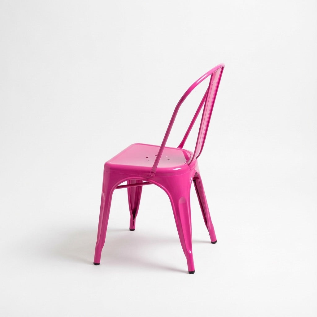 Bishop Brushed Stackable Dining Chair